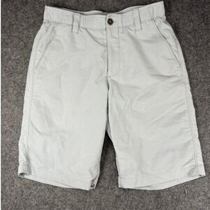 Under Armour Mens Gray Loose Fit Golf Shorts Size 30 Casual Activewear